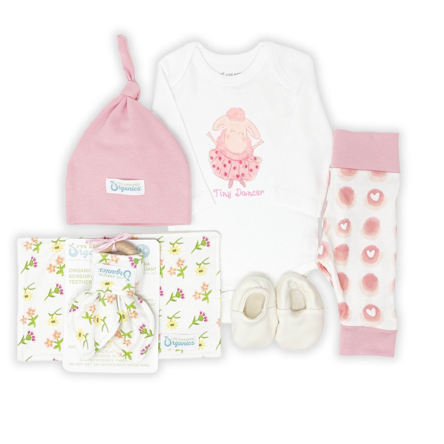 Personalized Ballerina Baby Girl Gift Basket
