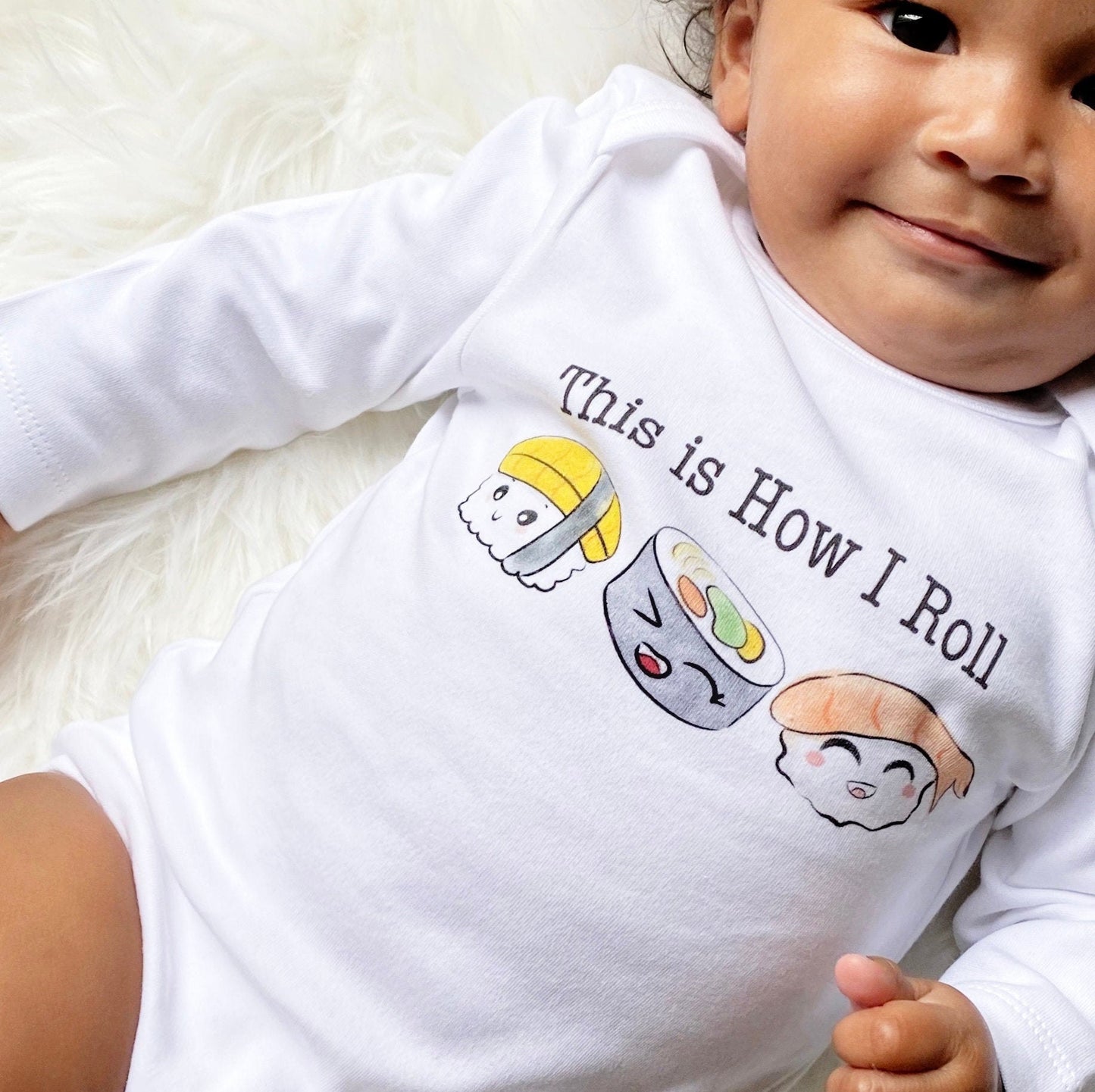 Personalized Sushi Gender Neutral Baby Gift Basket