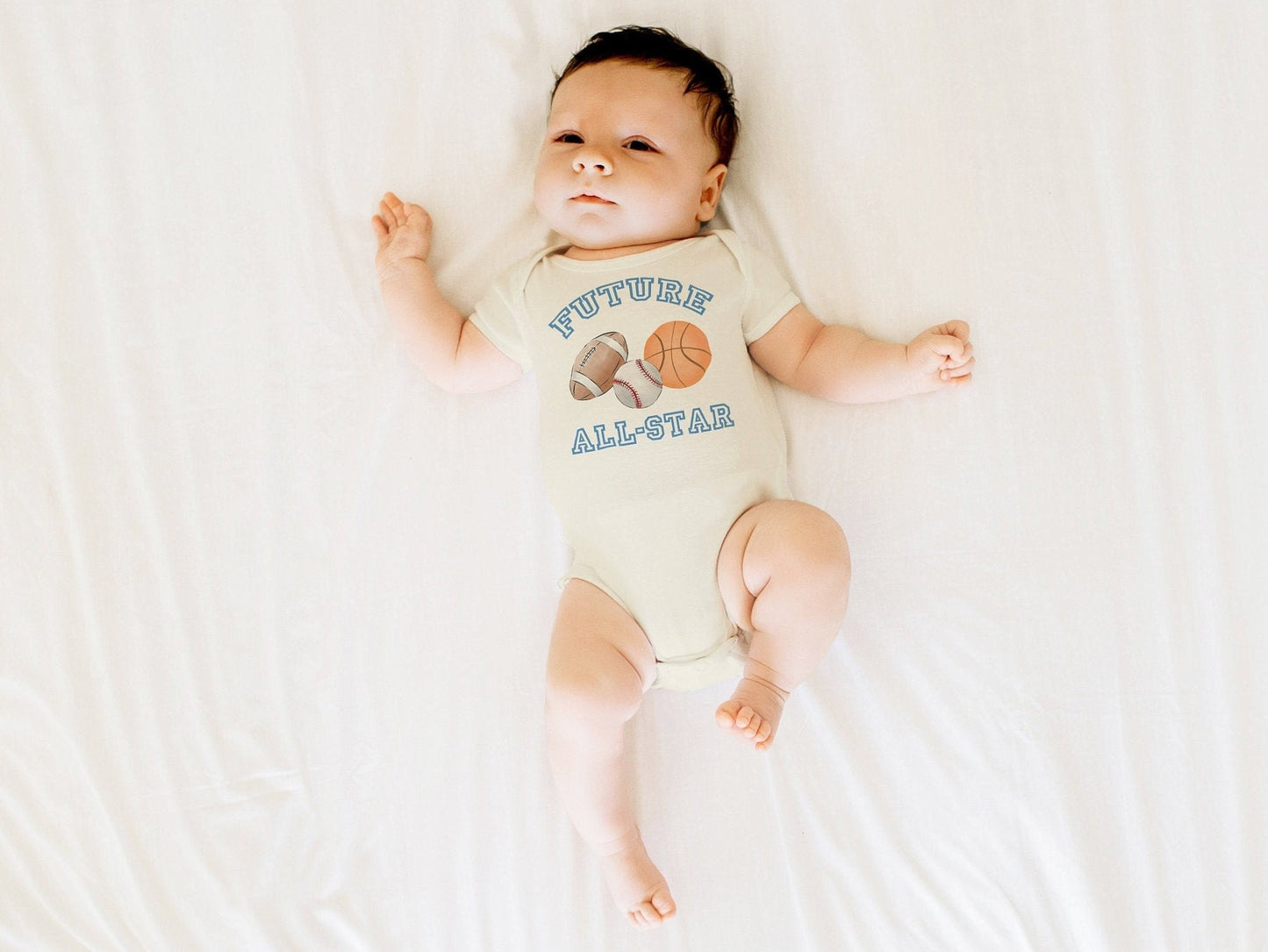 Personalized Sports Baby Boy Gift Basket